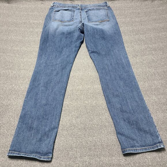 NYDJ Jeans Womens 12 Blue Skinny‎ Stretch Made USA Denim Mid Rise Classic Fit - Picture 8 of 10